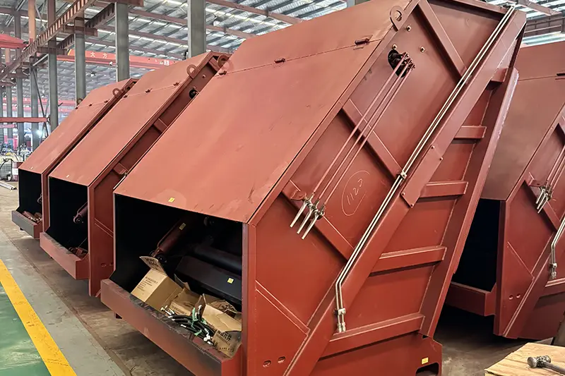 압축 쓰레기 트럭 본체