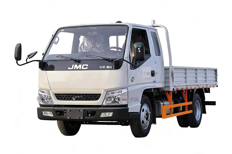 사이드 보드가 있는 평판 트럭